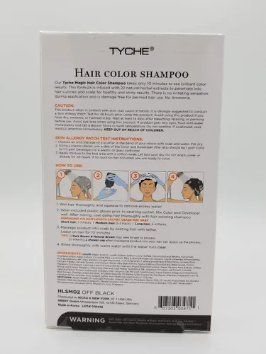 Miniatura 2 de TYCHE Champú de color para el cabello (OFF BLACK)