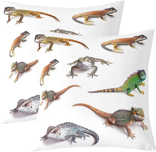 Miniatura 20 de Juego de 2 fundas de almohada de 16 x 16 pulgadas, fundas de almohada de vehículos de construcción suaves para sala de estar, dormitorio, equipos