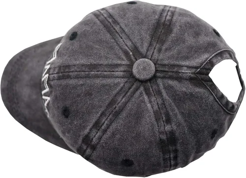 Miniatura 6 de MANMESH HATT Mama Bear Ponytail Hat Vintage Washed Distressed Baseball Dad Cap for Women