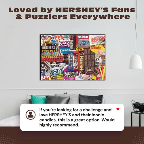 Miniatura 7 de Buffalo Games - Rompecabezas de 1000 piezas de Hershey's Sweet Collage para adultos, imagen de caramelo colorido hecho en Estados Unidos