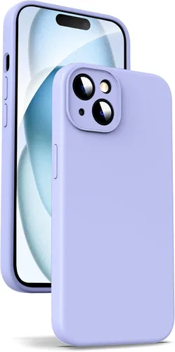 Miniatura 60 de Supdeal Funda de silicona líquida para iPhone 12 Pro Max, [protección de cámara] [antihuellas dactilares] [carga inalámbrica] Funda protectora de 4