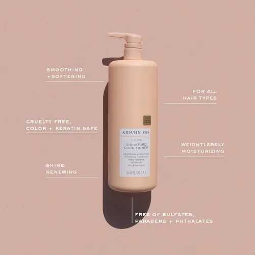 Miniatura 4 de Kristin Ess Hair The Signature Acondicionador para cabello seco dañado, hidrata, suaviza, desenreda y suaviza el cabello, sin sulfatos, seguro