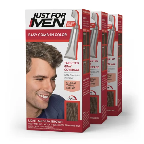Miniatura 12 de Solo para hombres Auto Stop, tintura química para el cabello, 1, Café Oscuro