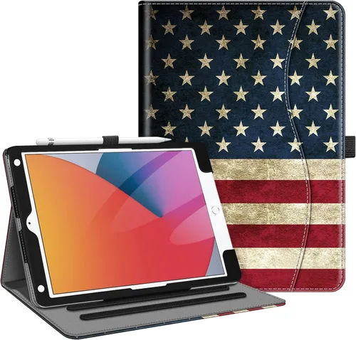 Miniatura 38 de Fintie - Funda para iPad de 9ª / 8ª / 7ª generación (2021/2020/2019) de 10.2 pulgadas - [Protección de esquinas] Funda con soporte de visualización