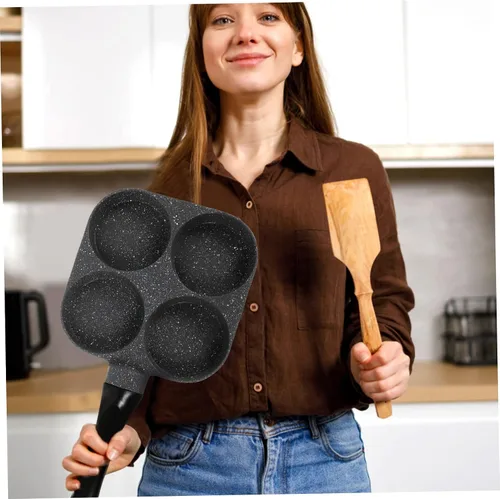 Miniatura 4 de Sartén antiadherente para cocinar en el desayuno para estufas de gas, fácil de limpiar y usar