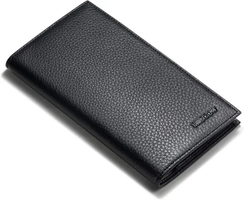 Miniatura 9 de HISCOW Funda minimalista para chequera, cuero de grano completo