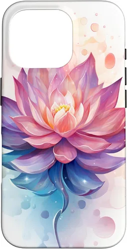 Miniatura 20 de Funda para iPhone 14 Pro Max Lotus Flower Symbol of Beauty and Spirituality Illustration Case