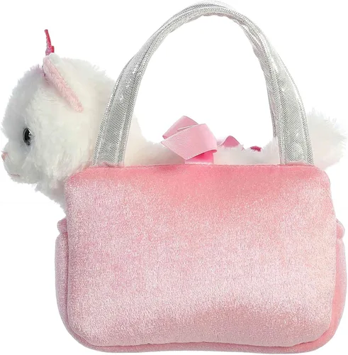 Miniatura 4 de Aurora Fashion Fancy Pals Trendy Sparkle Pink - Peluche con elegante bolso para divertirse con disfraz, perfecto para niños de 3 años, disfraces
