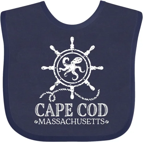 Miniatura 14 de inktastic Cape Cod Massachusetts - Babero náutico para bebé