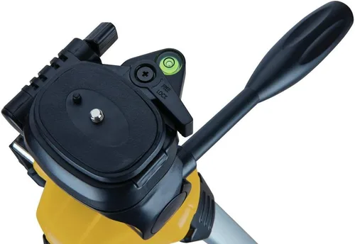 Miniatura 4 de DEWALT Trípode para nivel láser, montaje de rosca de ¼ x 20, patas plegables, pies antideslizantes, bolsa de transporte incluida (DW0881T)