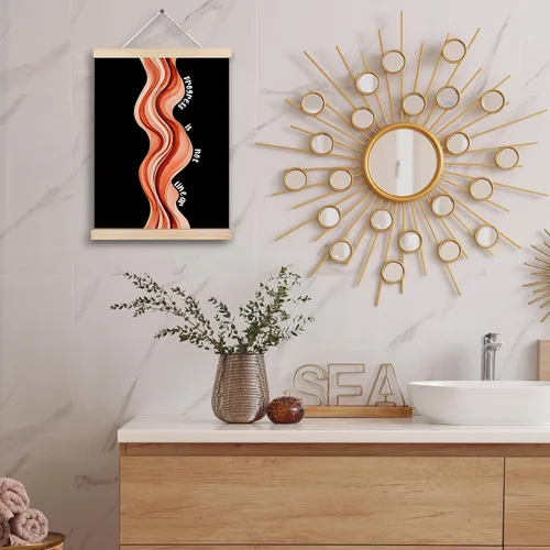 Miniatura 4 de Lienzo decorativo inspirador de salud mental para colgar pósteres, impresiones abstractas positivas para decoración de pared para terapia
