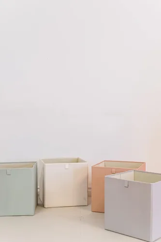 Miniatura 6 de 3 Sprouts Cubo de almacenamiento de tela reciclada, organizador plegable de 13 pulgadas para sistemas de estanterías de cubos, cubos para niños