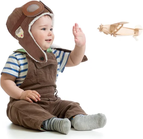 Miniatura 4 de SATINIOR baby-boys - Orejeras de forro polar cálido para invierno, naranja, talla L, Naranja