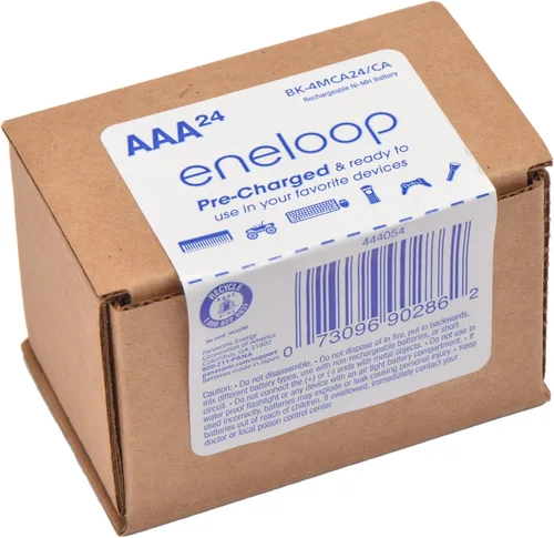 Miniatura 4 de Eneloop Panasonic BK-4MCA24/CA AAA 2100 Ciclo Ni-MH baterías recargables precargadas paquete de 24 y baterías recargables precargadas BK-3MCCA12FA