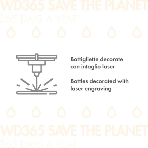 Miniatura 3 de WD Lifestyle Botella de agua de acero inoxidable, 17 onzas líquidas, recipientes aislados al vacío de doble pared, mantiene las bebidas frías