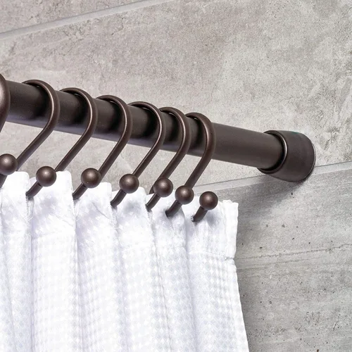 Miniatura 7 de InterDesign Cameo - Barra de cortina ajustable y personalizable para bañera, ducha, ropero, puerta