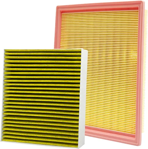 Miniatura 14 de Capume 2 piezas de kit de filtro de aire de motor para cabina JM277 JMRA0A Compatible con Rogue 2021 2.5L, Rogue 2022 2023 2024 2025 1.5L