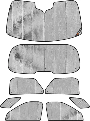 Miniatura 9 de Pigenius Parabrisas y parasol lateral para Toyota Sienna (2021-2025) Armadura de espuma gruesa de ajuste personalizado completo para vehículos