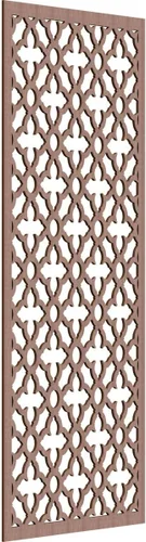 Miniatura 48 de Madison Paneles de pared decorativos de madera con calado, 9 3/8 pulgadas de ancho x 24 3/8 pulgadas de alto x 3/8 de alto, roble rojo rojo (Red Oak)