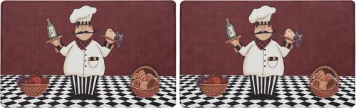 Miniatura 26 de Achim Home Decor - Tapete antifatiga para suelo, 18 x 30 pulgadas, diseño de gallo, impermeable, antideslizante, fácil de limpiar, tapete acolchado