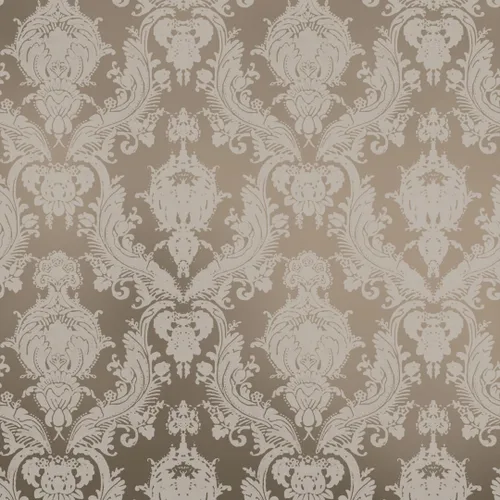 Tempaper - Papel pintado damasco beige texturizado para despegar y pegar, 20.5 x 16.5 pies, fabricado en los Estados Unidos Bisqué Beige