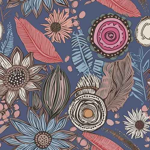 Miniatura 16 de Papel tapiz bohemio para despegar y pegar, papel de contacto floral vintage oscuro, papel de pared retro de flores botánicas autoadhesivo