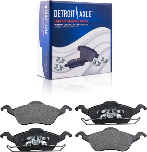 Miniatura 116 de Detroit Axle - Pastillas de Freno Delantero para Mercedes- Benz C230 C250 C300 SLK250, Pastillas de Freno Cerámica w/Reemplazo de Hardware