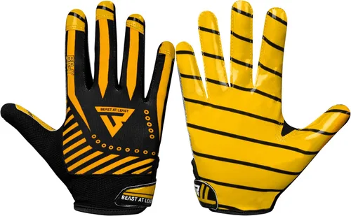 Miniatura 11 de Guantes de fútbol juvenil, guantes de fútbol transpirables para niños y adultos, guantes de receptor ancho para jóvenes, guantes ideales para un
