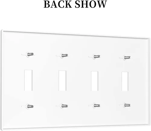 Miniatura 144 de Placa Decorativa de Pared de Granja Rústica con Cuerno de Madera para Puerta de Granero 1 Banda Duplex Cubiertas de Toma Eléctrica Soltera