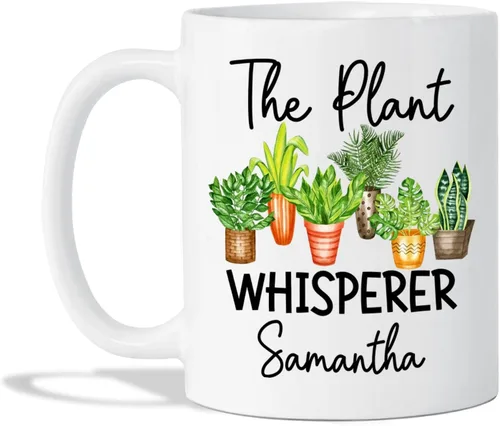 Miniatura 11 de Regalos personalizados para jardineros, taza de jardín con la frase "All I Need Is This Plant", taza de café para jardineros, taza para amantes
