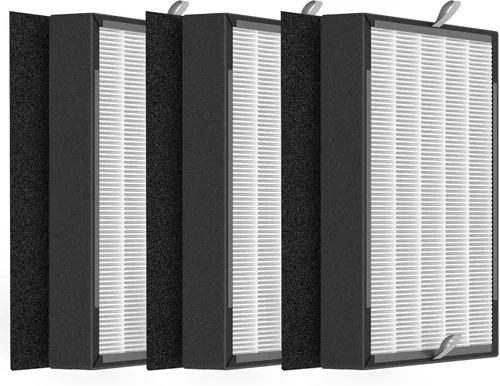 Miniatura 7 de Paquete de 2 filtros de repuesto BF35 compatibles con BF35 para purificador BreatheSmart Classic, 2 filtros 2 en 1 + 2 prefiltros de carbono