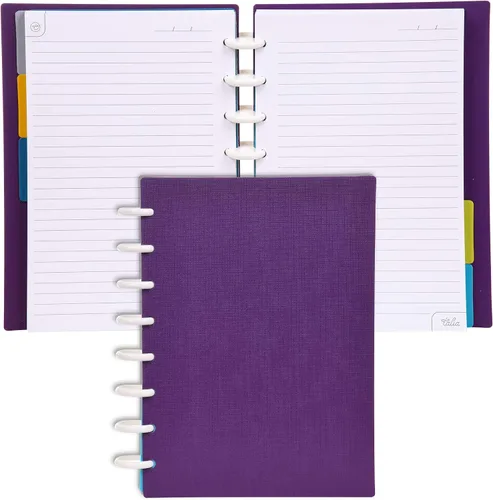 Miniatura 20 de Talia - Cuadernos de notas con tapas, planificador, personalizables, (Azul de Verano, Junior (5.5 pulgadas x 8.5 pulgadas)) Azul verano