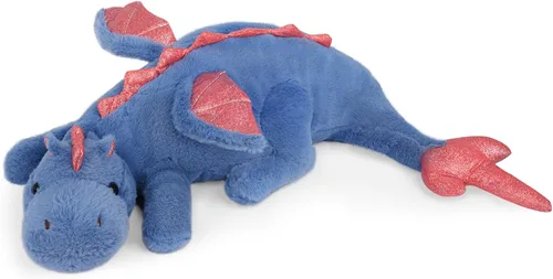 YOUBLEK Animales de peluche con peso de 27.5 pulgadas, 2 libras, lindo dragón de peluche, juguete de dinosaurio con peso para niños y adultos,