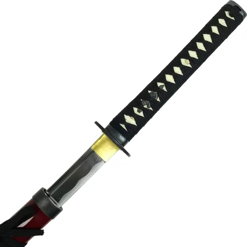 Miniatura 4 de Musha Hand Forged Japanese Katana Samurai Sword - 1045 High Carbon Steel Full Tang Blade for Collection, Gift, Straw Mat Cutting Practice