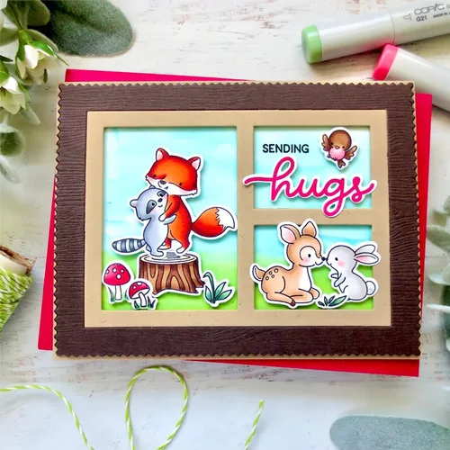 Miniatura 8 de Hooray Happy BIRTHAY - Juego de sellos y troqueles para hacer tarjetas, sellos transparentes y troqueles de corte de metal para álbumes de recortes