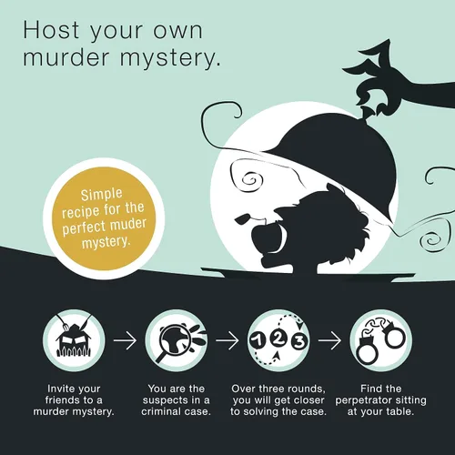 Miniatura 3 de Deadly Fame - Un moderno juego de cena de misterio de asesinato para 5-8 jugadores