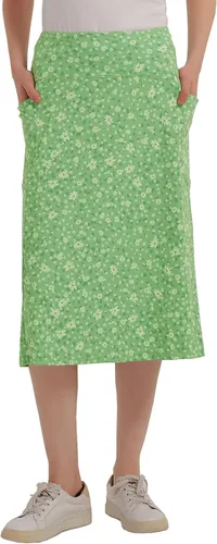 Miniatura 47 de NOOYME Falda pantalón de 28 pulgadas para mujer con 3 bolsillos, modesta, longitud hasta la rodilla, atlética, midi