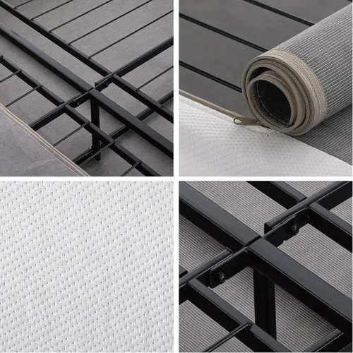 Miniatura 8 de Somier base de colchón plegable Sleep Master BiFold, Acero, Blanco