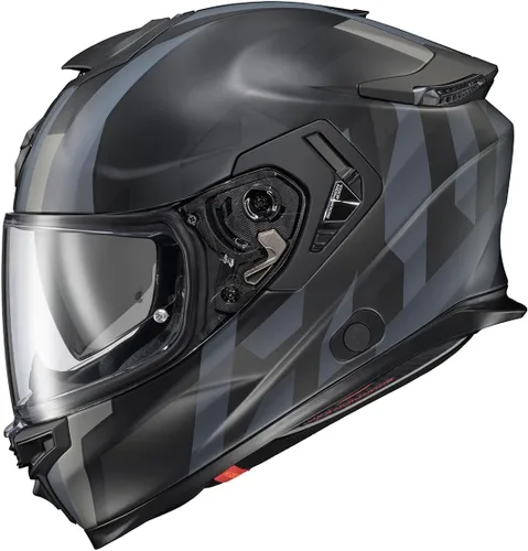Miniatura 14 de ScorpionEXO Eclipse - Casco de motocicleta de cara completa con escudo listo para Pinlock, bolsillos para altavoces listos para Bluetooth, serie