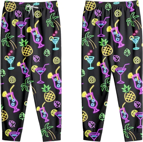 Miniatura 6 de Disfraces de los años 80 para hombre, pantalones deportivos, pantalones casuales para correr con cordón, traje de los años 90 para hombre