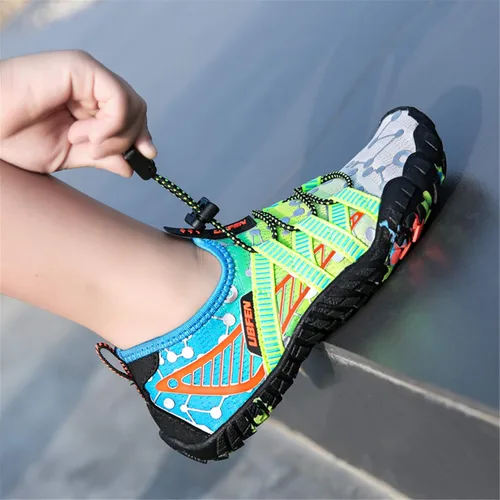 Miniatura 6 de UBFEN - Zapatos para el agua para niños y niñas zapatos acuáticos y livianos de secado rápido para ir a la playa practicar deportes hacer natación e