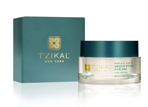 T'zikal Cera para el cabello suave con aceite de Ojon - Mascarillas capilares para cabello seco dañado y crecimiento. Refuerzo de control de bordes.