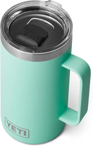 Miniatura 25 de YETI Rambler - Taza de acero inoxidable aislada al vacío con tapa MagSlider, 24 onzas Blanco