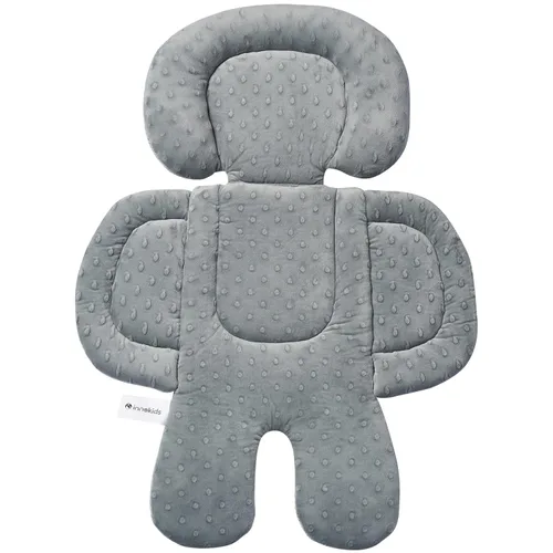 Innokids 2 en 1 - Inserto reversible para asiento de automóvil para recién nacido (beige/gris)
