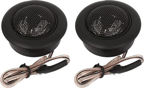 uxcell Par coche negro estéreo audio fuerte música altavoz domo tweeters 800 W DC 12 V
