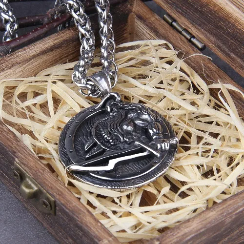 Miniatura 5 de Hombres Mujeres Collares Pandents Moda Martillo vikingo de Thor Mjolnir, collar de declaración delicada joyería NI2KQ (27.5 pulgadas (27.6 in)