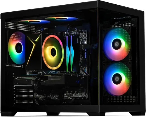 Miniatura 10 de STORMCRAFT Sirius PC Gamer Intel i5 14400F, RTX 5060 Ti 16GB, 32GB DDR5 RAM 6000 RGB de memoria, 1TB NVMe SSD, Chipset B760, PSU Gold de 650W, USB