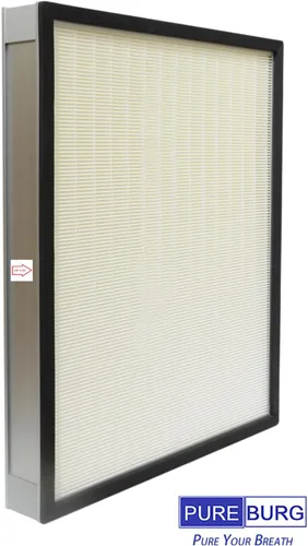 Miniatura 5 de PUREBURG Filtro de repuesto F301H compatible con BlueDri 550 Air Scrubber AS-550, paquete de 2 unidades H13 HEPA 19 x 16 x 2 Air Clean