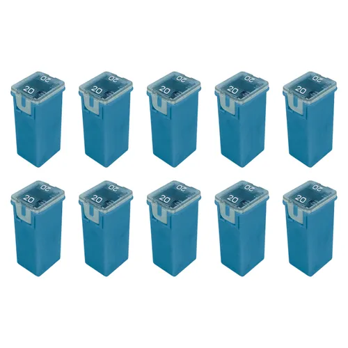 Miniatura 8 de Fusible alto estándar de 25 amperios J-Case de 1.063 in para camionetas, automóviles y SUV (25A, paquete de 5)