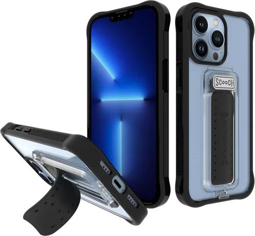 Miniatura 86 de Scooch® para iPhone 15 Pro Max Funda con Soporte, Funda Kickstand Wingman 5-en-1, Protección contra Caídas de Grado Militar, Kickstand Desplegable